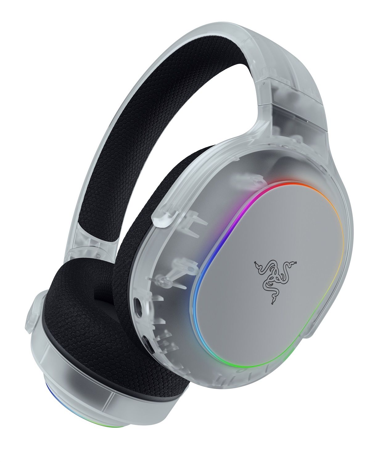 Razer Kraken Kitty V2 - Auriculares RGB por cable con orejas de gatito (Iluminación reactiva al streaming, Micrófono cardioide HyperClear, Diafragmas de 40mm TriForce, Sonido envolvente) Negro