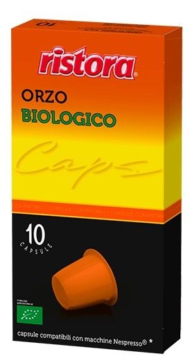 40 Capsule Orzo Biologico Ristora compatibili Nescafé Dolce Gusto