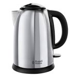 Russell Hobbs Bollitore acqua elettrico, 1.7 L, 2400 W, filtro anticalcare  rimovibile e lavabile, Bollitore Compatto