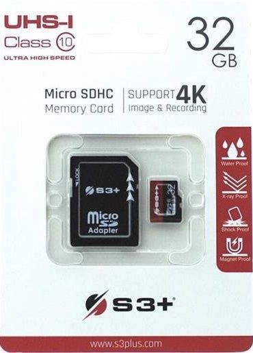 S3+ Micro SDHC Class 10 U1