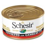 Schesir Adult Gatto (Tonnetto con Gamberetti) - umido