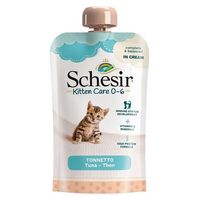 Schesir Kitten Care 0-6 Tonnetto in Crema - umido