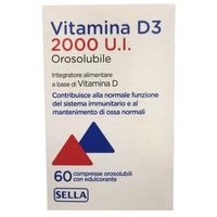Sella Vitamina D3 2000 U.I. Orosolubile Compresse
