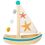 Small Foot Barca a Vela con Stella di Mare