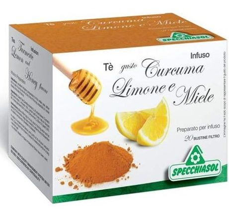 Specchiasol Curcuma Limone e Miele Tisana Bustine