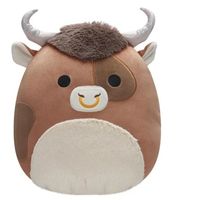 Squishmallows Shep Toro Maculato Marrone