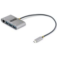 StarTech.com HB30C3A1GEA2 Hub USB-C con Ethernet a 3 porte