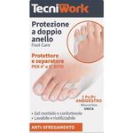 Tecniwork Protezione a Doppio Anello per 4° e 5° Dito in Gel