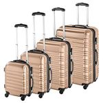 TecTake Set di Valigie ABS 800317