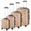 TecTake Set di Valigie ABS 800317
