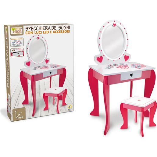 Specchiera Da Trucco Con Luci E Musica Per Bambina Kinderplay - Con Asciugacapelli Funzionante E Cassetto - Foto 4