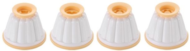 Stampini Per Panna Cotta Tescoma Delicia - 4 Pezzi, Con Coperchi, Per Dolci E Gelatine - Foto 3