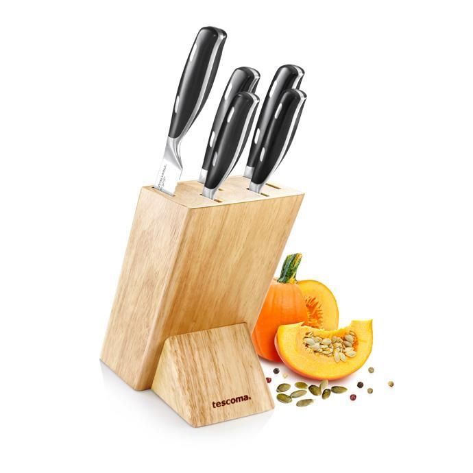 Yabano Set coltelli, 16 Pezzi Ceppo Coltelli Cucina, Coltelli