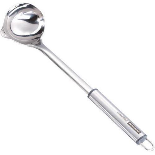 IMEEA Set di 2 mestoli da zuppa da 20,3 cm, in acciaio inox SUS304, mestolo per salsa