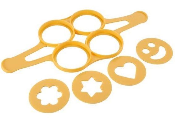 Padella Per Pancake In Ghisa Warmiehomy - 7 Fori, 23 Cm, Antiaderente, Per Gas, Induzione, Forno