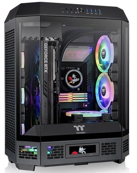 Thermaltake Divider H570 TG ARGB - Case Mid-Tower Bianco Con Vetro Temperato E 3 Ventole RGB