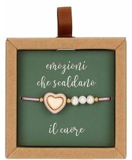 Bracciale con lucchetto a cuore in oro rosa 18 ct - Gioiellieri e prestatori di pegno JV