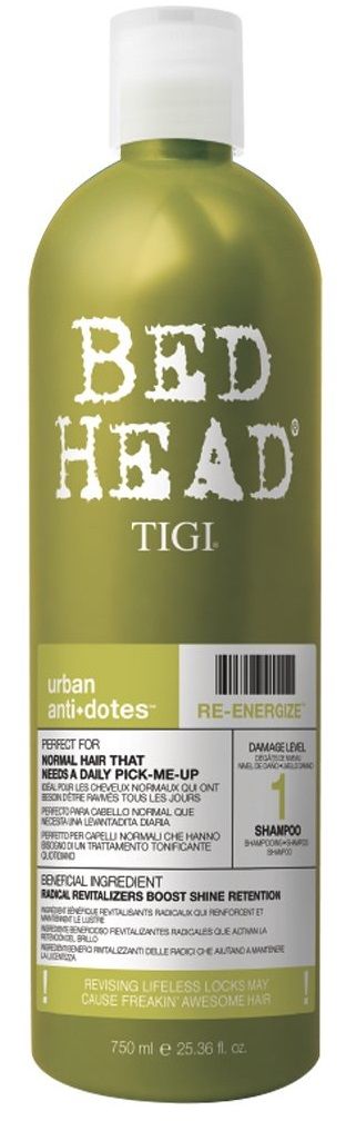 Tigi Bed Head Urban Antidotes Re Energize Shampoo Confronta Prezzi