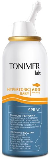 Tonimer Hypertonic Soluzione Ipertonica Baby 600 Spray