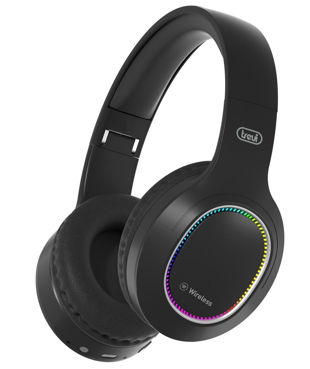Cuffie Stereo TV Trevi HTV 649 B Con Filo - Controllo Volume, Suono Alta Qualità, 32Ohm, Cavo 5m - Foto 2