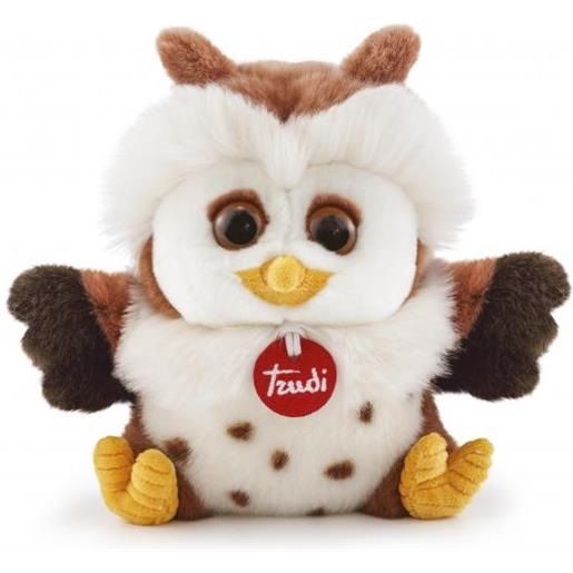 Gufo Ball Pupazzo Decorativo Appendibile - Decorazione Natalizia In Polistirolo Poliestere, &Oslash;8cm, Beige