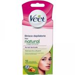 Veet Natural Inspiration Strisce Depilatorie Viso