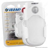 Velamp Punto luce con PIR + luce anti black-out + torcia LED 1W
