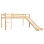 VidaXL Letto a Castello con Scivolo e Scala 97x208cm