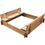VidaXL Sabbiera in legno con panchine