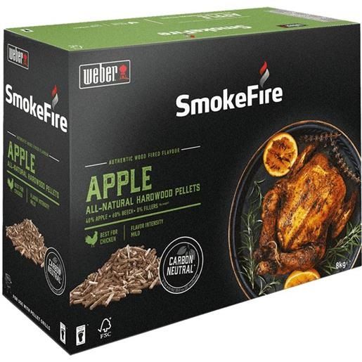 Pellet Di Legno Di Quercia Weber 8kg - Per Affumicare Carne, Naturale 100%, Per Barbecue A Pellet - Foto 3