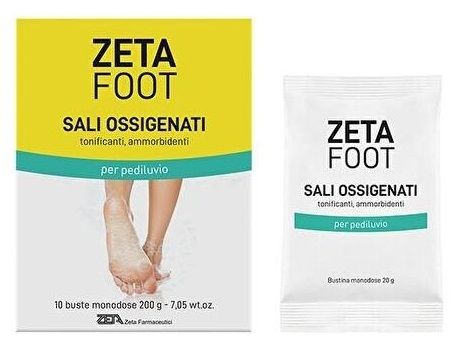 Zeta Farmaceutici Zetafoot Sali Ossigenati Tonificanti Ammorbidenti per Pediluvio