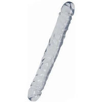 Doc Johnson Crystal jelly 12 doppio trasparente