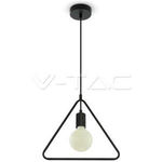 V-TAC Lampadario portalampada vt-7321 e27 nero 3838