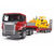Bruder Scania r-series con camion 3555 cat bulldozer