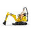 Bruder Jcb micro-escavatore 8010cts con 62002