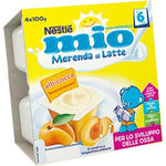 Nestlé Mio merenda al latte 4x100g Albicocca