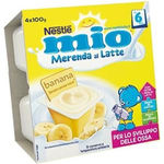 Nestlé Mio merenda al latte 4x100g Banana