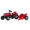 Rolly Toys Trattore a pedali Kid Massey Ferguson con rimorchio (012305)