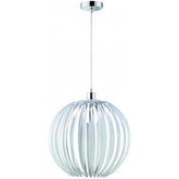 Trio Lighting Lampada a sospensione trasparente zucca 304100100