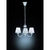Trio Lighting Cortez 110600331 lampadario 3 bracci metallo bianco