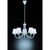 Trio Lighting Cortez 110600531 lampadario 5 bracci metallo bianco