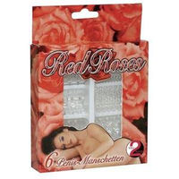 You2Toys Kit 6 guaine red roses trasparente