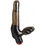 Pipedream Doppio vibratore strap on trasparente