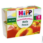 HiPP Frutta grattugiata 4x100g Mela e pesca