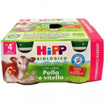 HiPP Omogeneizzato pollo e vitello 4x80g