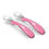 Nuvita Cucchiai silicone rosa 2pz