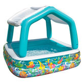Intex Piscina Acquario Parasole 157x157x122