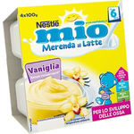Nestlé Mio merenda al latte 4x100g Vaniglia