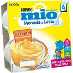 Nestlé Mio merenda al latte 4x100g Caramel
