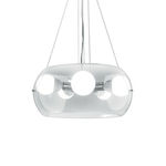Ideal Lux Audi-10 SP5 016863 lampada a sospensione circolare cromo